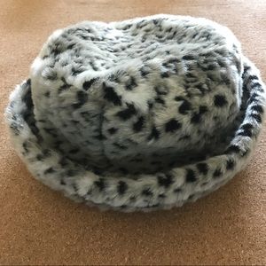 Snow Leopard Animal Print Hat